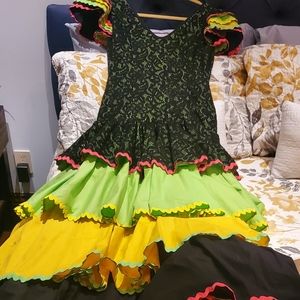 Professional flamenco dress imported from Barcelona
